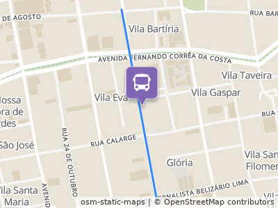 Mapa da parada