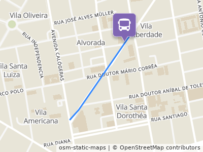 Mapa da parada