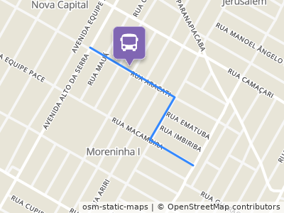 Mapa da parada