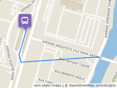 Mapa da parada