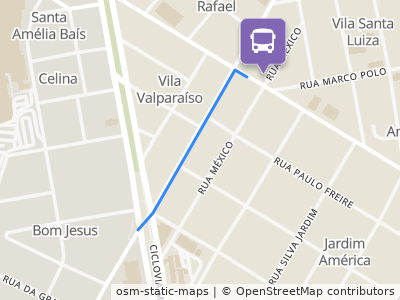 Mapa da parada