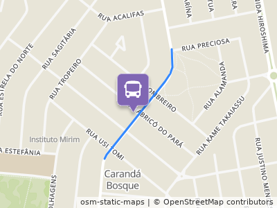 Mapa da parada