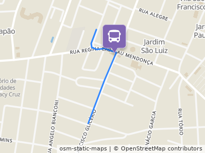 Mapa da parada