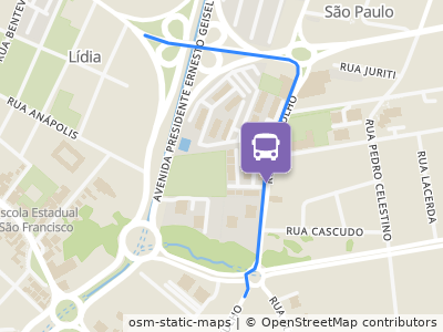 Mapa da parada