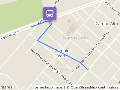 Mapa da parada