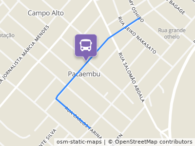 Mapa da parada