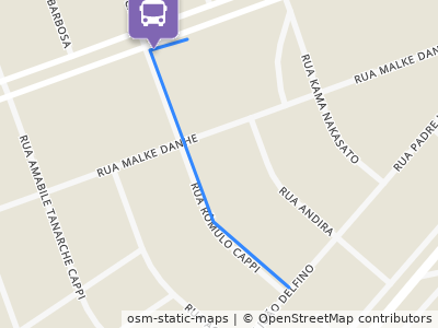 Mapa da parada