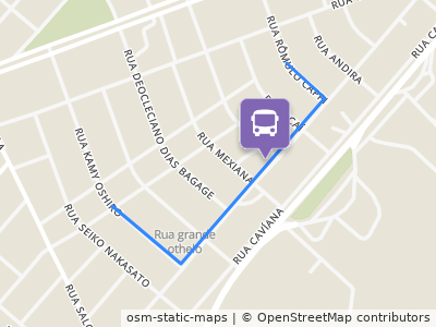 Mapa da parada