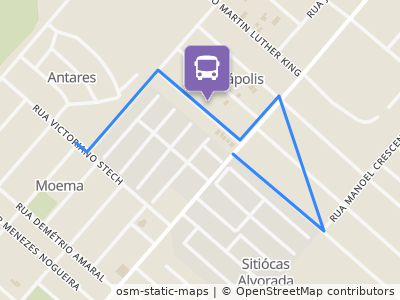 Mapa da parada