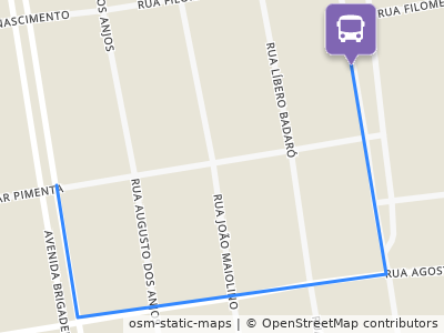 Mapa da parada