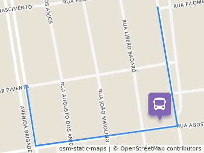 Mapa da parada