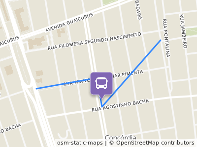 Mapa da parada