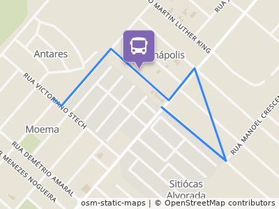 Mapa da parada