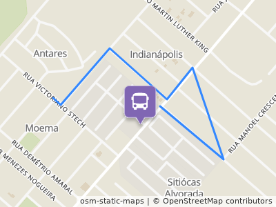 Mapa da parada