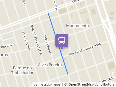 Mapa da parada