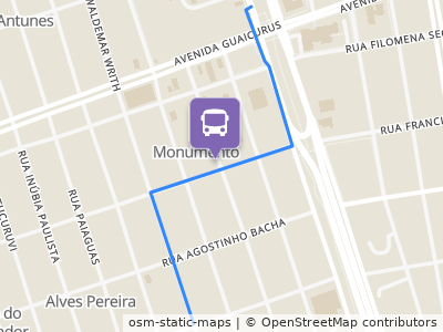 Mapa da parada