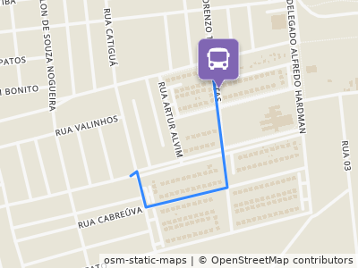 Mapa da parada