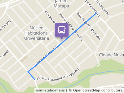 Mapa da parada