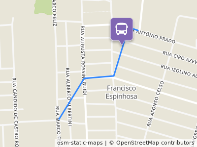 Mapa da parada