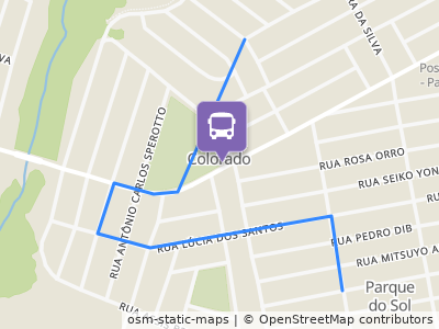 Mapa da parada