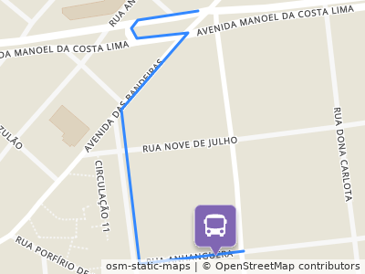 Mapa da parada
