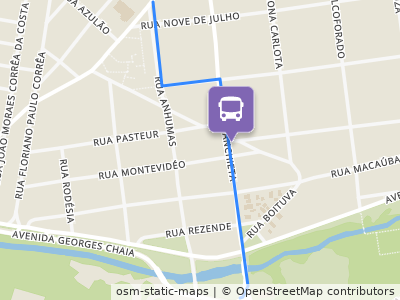 Mapa da parada