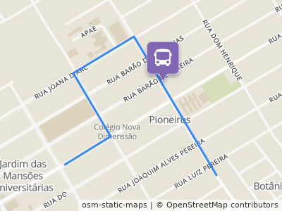 Mapa da parada