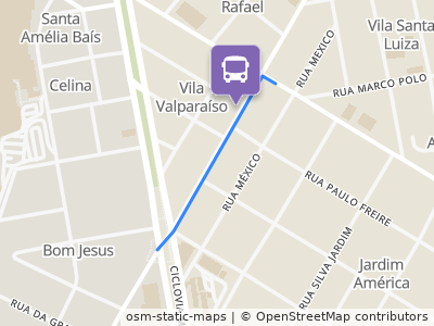 Mapa da parada