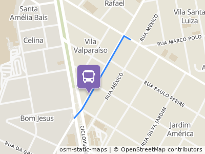 Mapa da parada