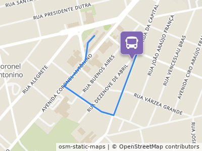 Mapa da parada