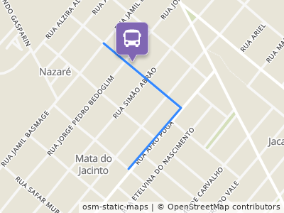 Mapa da parada