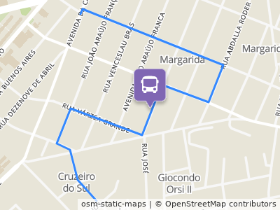 Mapa da parada
