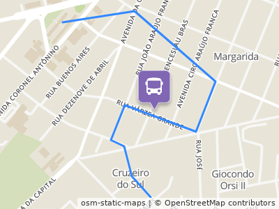 Mapa da parada