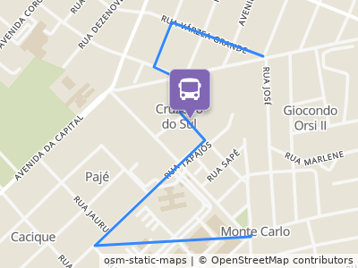 Mapa da parada