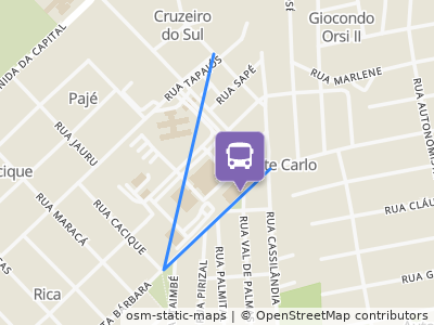 Mapa da parada