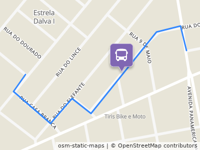 Mapa da parada