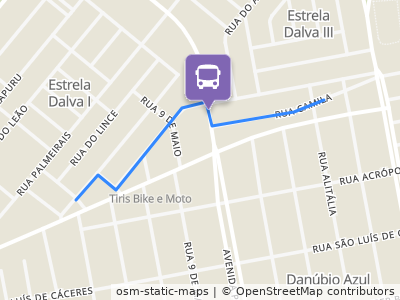 Mapa da parada