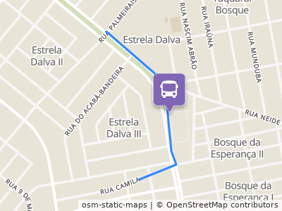 Mapa da parada