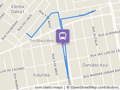 Mapa da parada