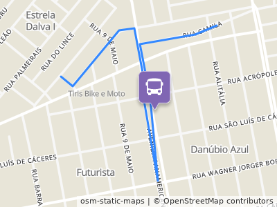 Mapa da parada