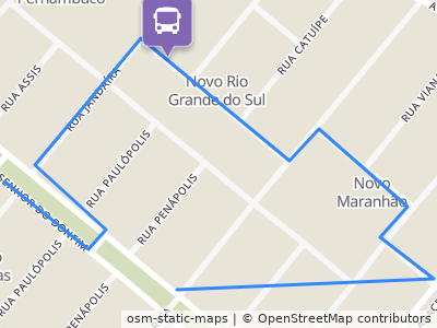 Mapa da parada
