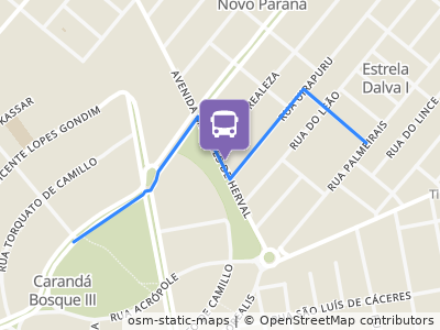 Mapa da parada