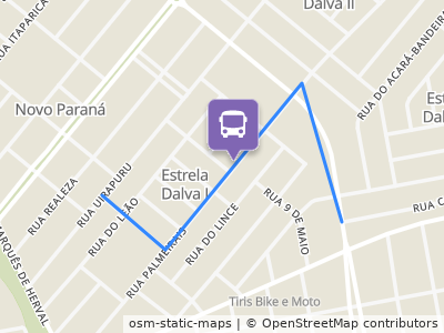Mapa da parada