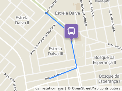 Mapa da parada