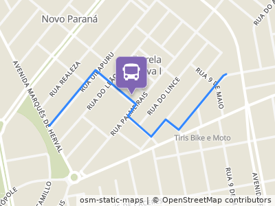 Mapa da parada