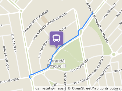 Mapa da parada