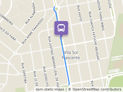 Mapa da parada