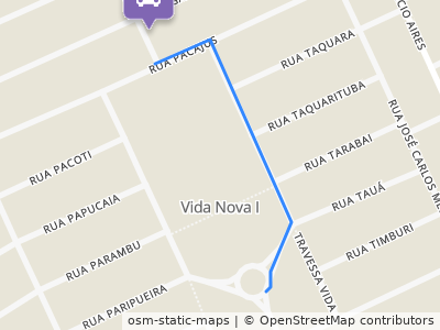 Mapa da parada