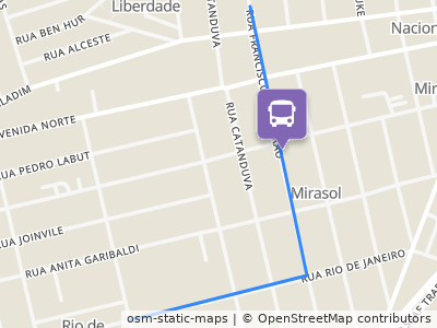 Mapa da parada