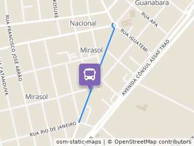 Mapa da parada